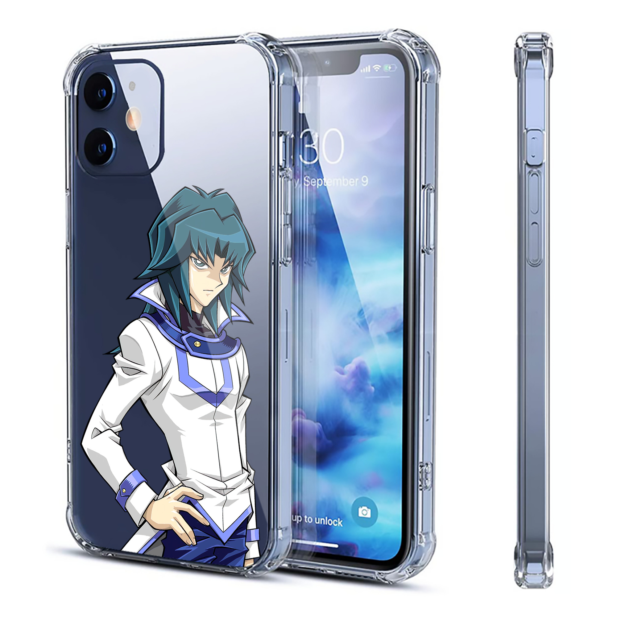 （画像用） 遊☆戯☆王 Yu-Gi-Oh! 【iPhone 12シリーズ対応】透明スマホケース（クリアソフトケース）